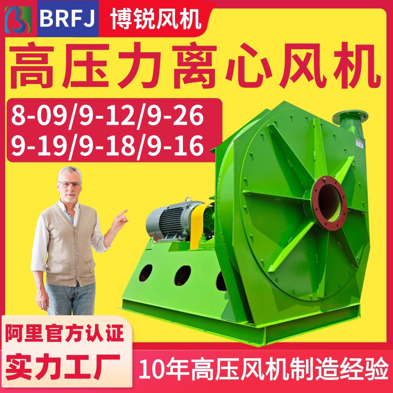 8-09高压风机9-12 10-18 9-18 9-16 9-19风机 D式 高压离心通风机