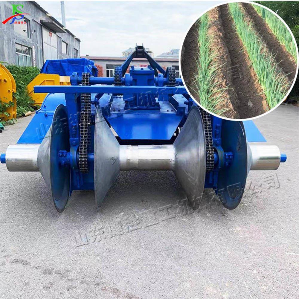 大葱开沟起垄一体机生姜种植施肥田园管理机双行农作物栽种设备