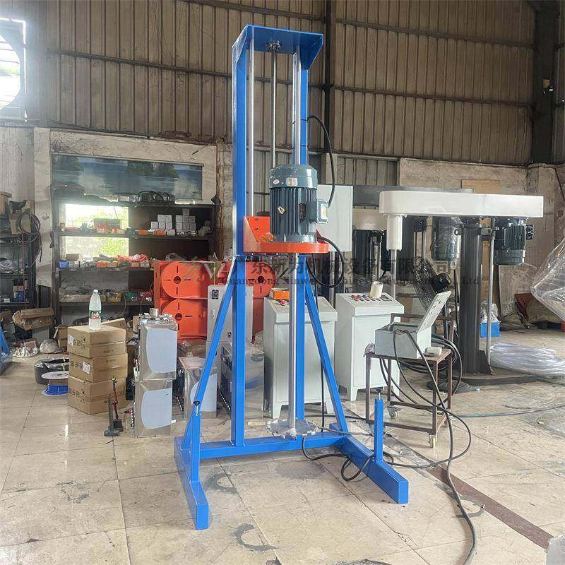 厂家供应电动升降分散机树脂颜料搅拌机带桶大小型号可选择