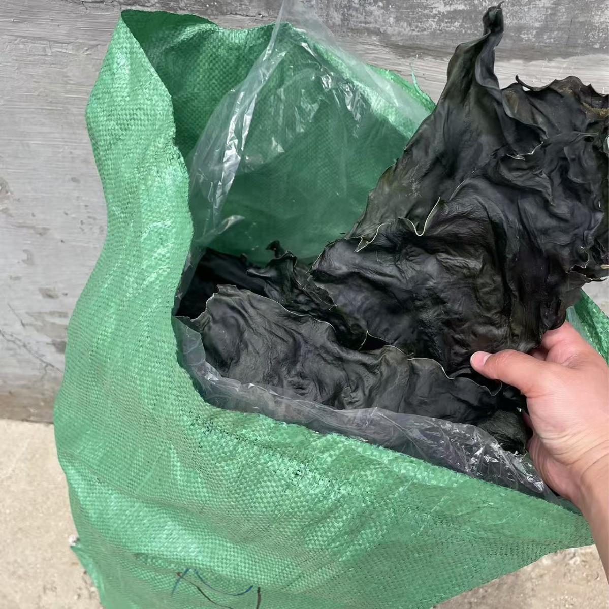 海带头工厂特惠日晒干货肉