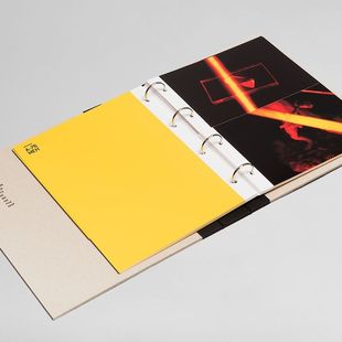 插页活页文件夹成长手册学员手册档案夹资料册样板册样品册定制招标会议文件夹LOGO印制