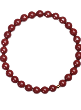 辰晟情侣朱砂镀金民族风转运珠