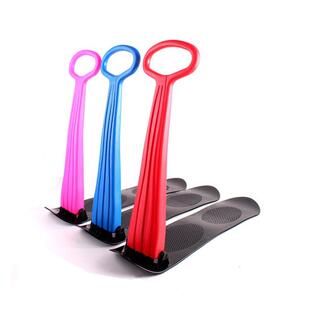 可折叠加厚滑雪板雪橇爬犁儿童小孩成人滑雪车滑冰划滑草板