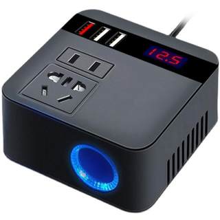 点烟器车载逆变器12V24V转220V转换器多功能汽车货车用插座充电器