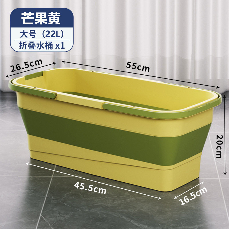 长方形水桶加厚特大号容量储水家用手提立式拖把桶竖式宿舍泡脚桶
