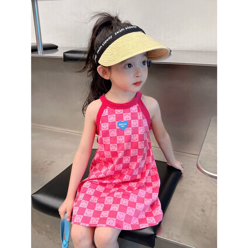 女童吊带裙洋气夏装纯棉婴儿背心裙子儿童连衣裙小女孩宝宝沙滩裙