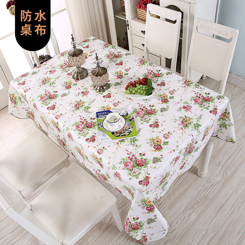 桌布免洗防水防油防烫餐桌台布桌垫茶几垫长方形客厅peva家用餐布