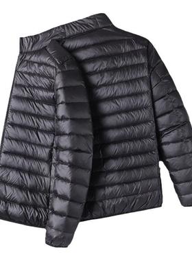 STIFER GENNE轻薄羽绒服男冬季2025新款商务休闲保暖男士立领外套