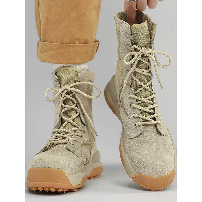 户外登山工装靴秋冬新款运动爬山徒步旅行鞋男女情侣款高帮马丁靴