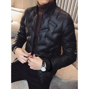 棒球领冬装 斯蒂芬轻薄羽绒服男冬季 立领高端男士 短款 外套 2025新款