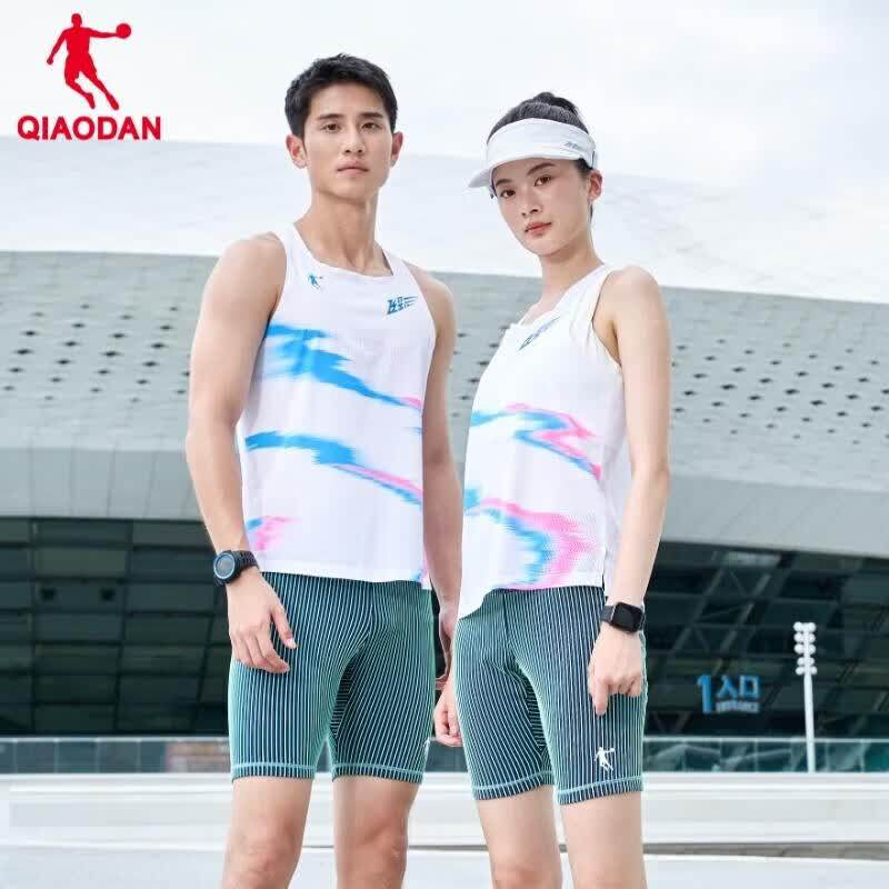 中国乔丹飞影半弹紧身运动短裤2026夏季新款男女速干透气跑步短裤