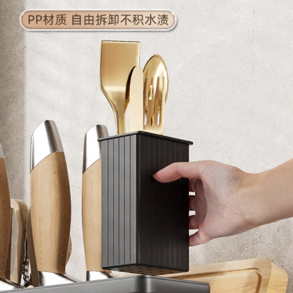 台面多功能菜板架菜刀架筷笼砧板刀具收纳架厨房刀架台面壁挂双用