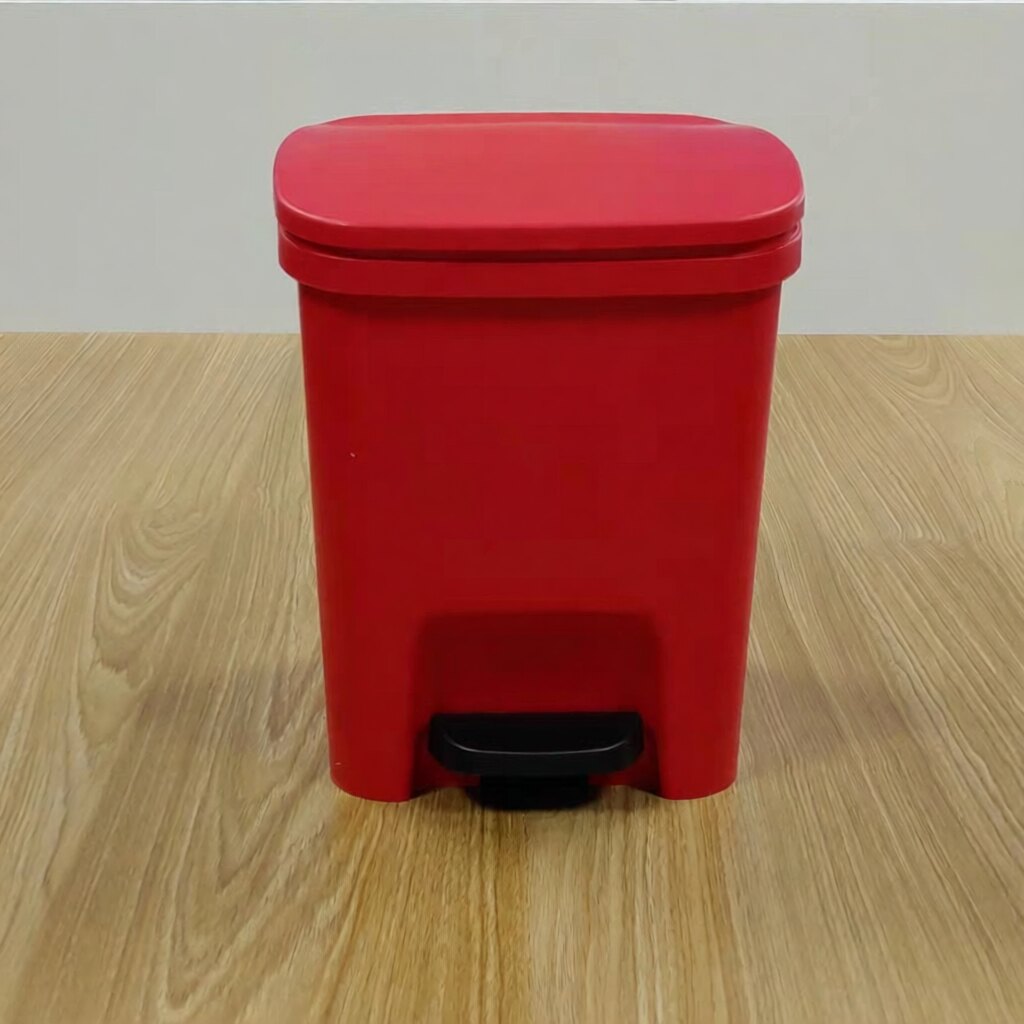 10L垃圾桶脚踏式家用带盖夹缝厨房厕所卫生间静音分类塑料桶