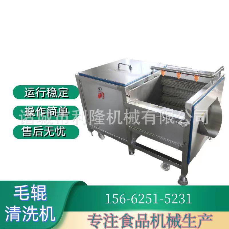 食品级莲藕去泥清洗设备硬毛刷百香果去皮机器鲤鱼去鳞机器图片