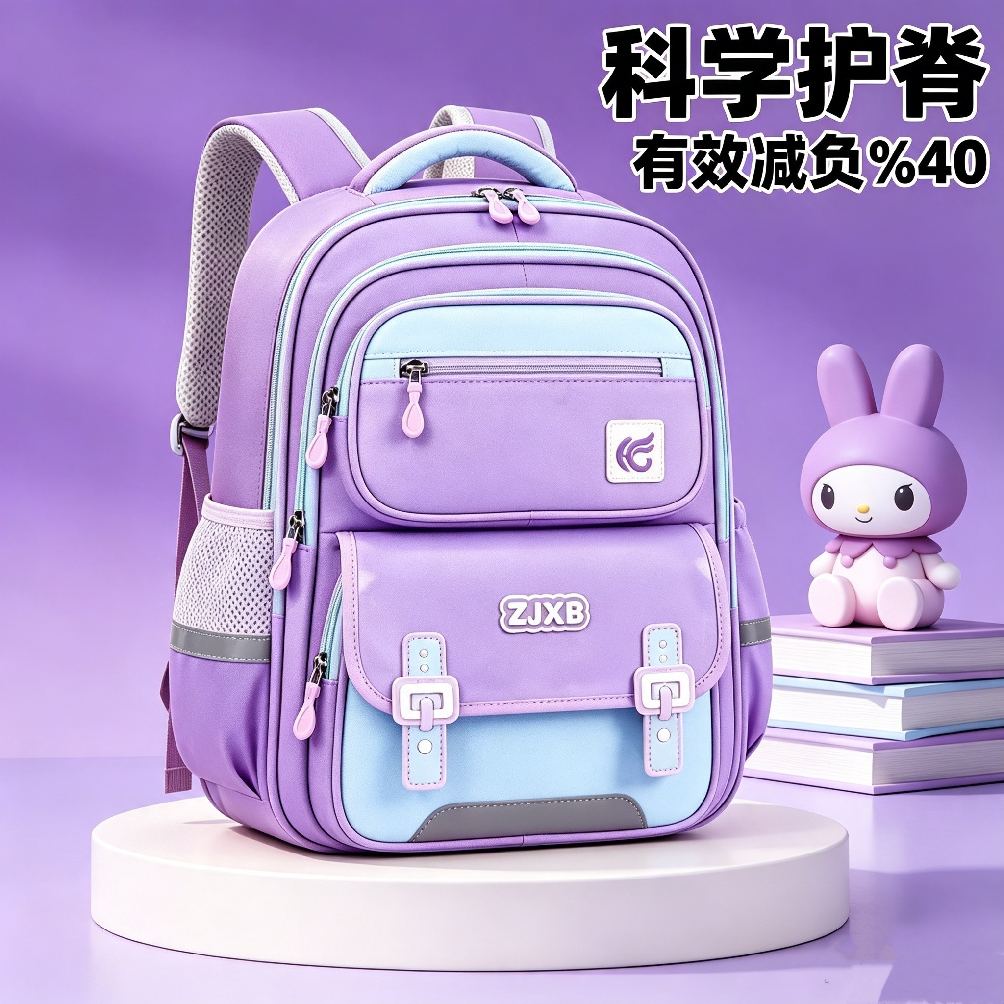 小学生男生女生减负防水护脊书包