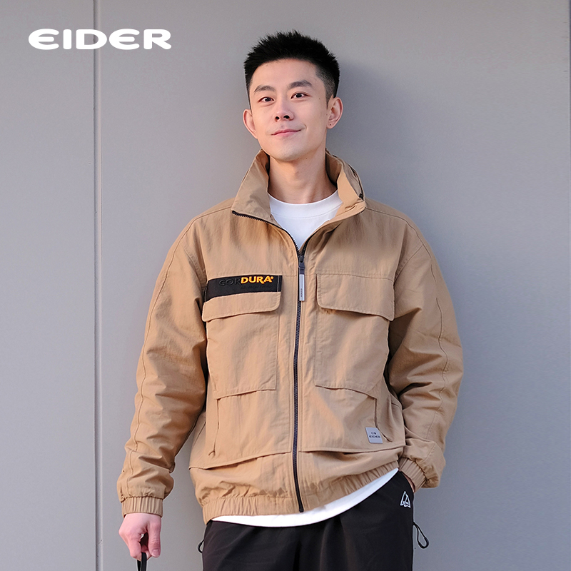 【EIDER】CORDURA春季户外休闲衣男防风衣夹克工装外套 明星同款