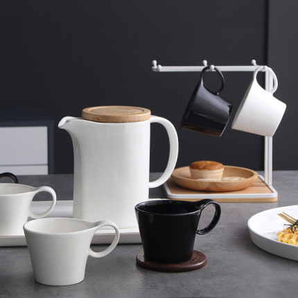 家用客厅陶瓷冷水壶水杯套装个性简约咖啡杯具英式下午茶具整套装