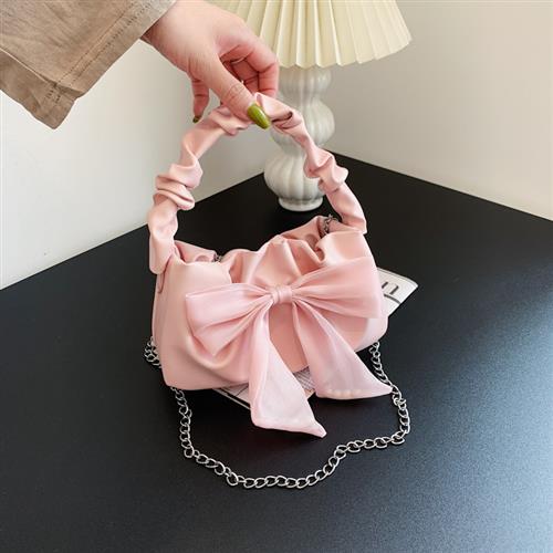 Sweet Bow Design Women’s Shoulder Bags Lovely Girls Top-han