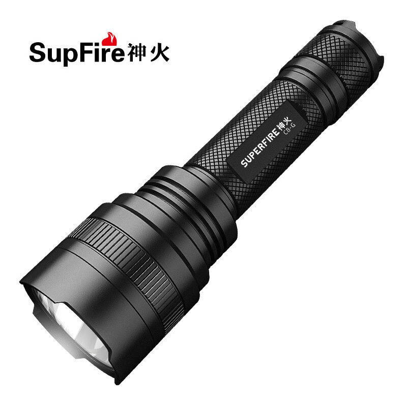 神火（SupFire）强光手电筒远射LED迷你充电式防身工业户外应急灯