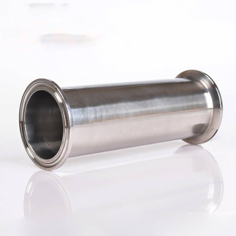 304不锈钢快装直管卡箍式快速连接直通管道管子卡盘加长接头38 51