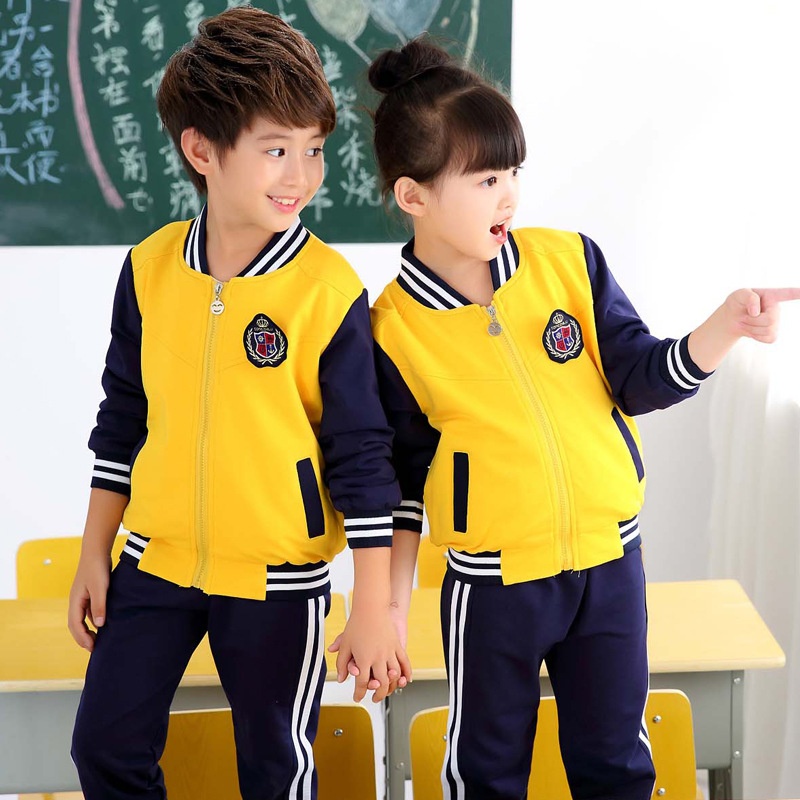 幼儿园园服春秋装小学生校服班服儿童棒球服休闲运动服套装两件套