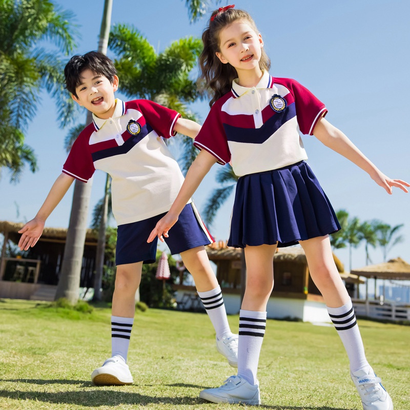 六一儿童节演出服幼儿园毕业照运动风套装中小学生大合唱团表演