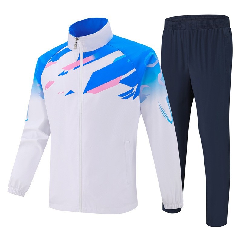 中国队男女国服运动套装武术运动服出场服中小学生班校服运动风