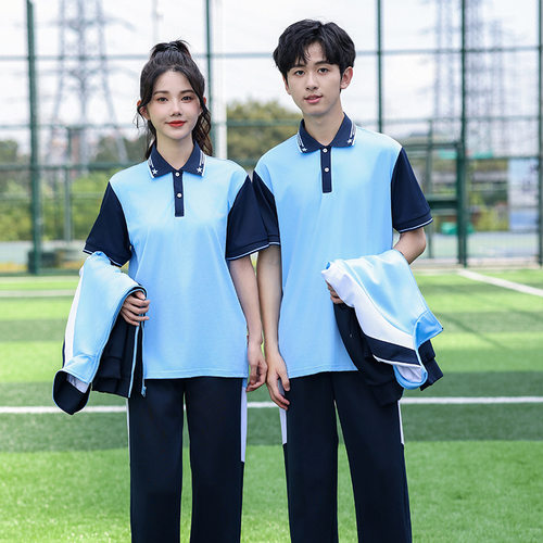 新款春秋季中学生班服校服套装学院风运动初高中生长袖班服三件套