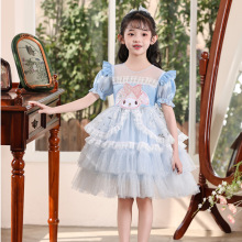 女童公主蓬蓬裙洋气儿童洛丽塔蛋糕裙礼服连衣裙女孩生日裙子