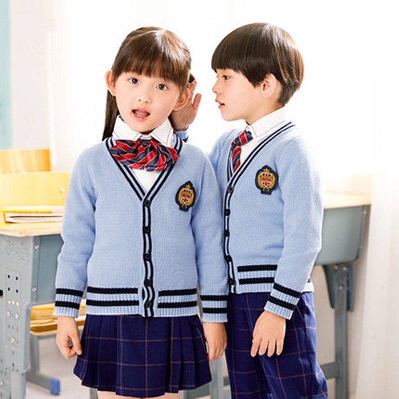 幼儿园园服春秋装小学生校服套装儿童运动会开幕式服装英伦风班服