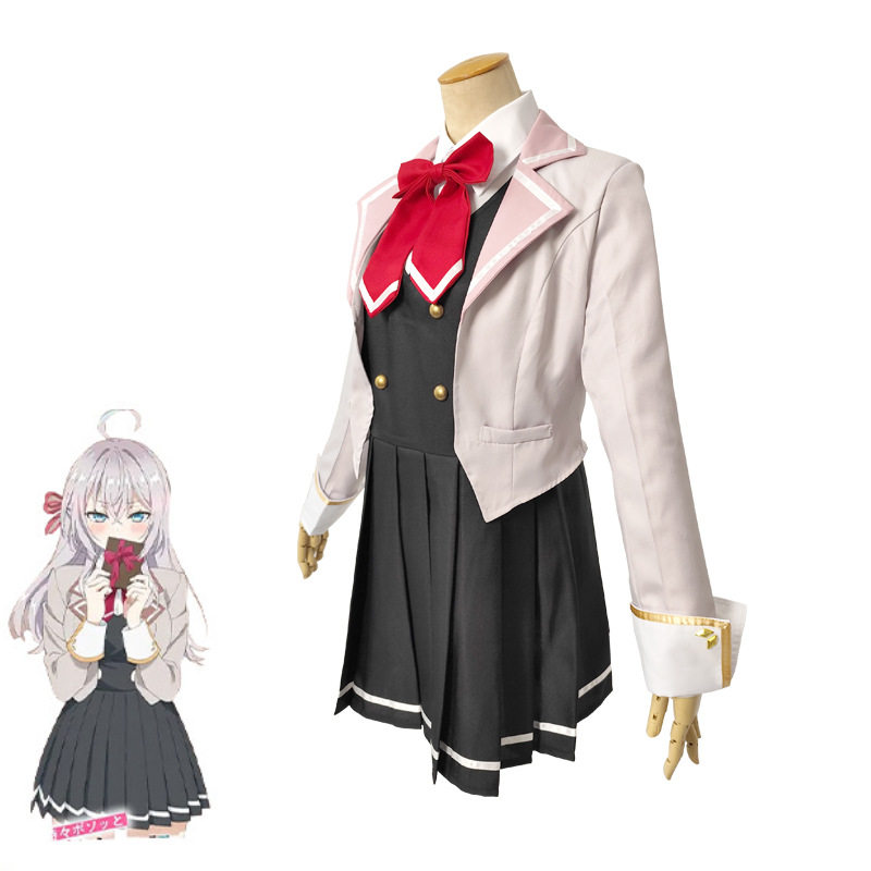 不时轻声地以俄语遮羞的邻座艾莉同学cos服 女主同款校服服装现货