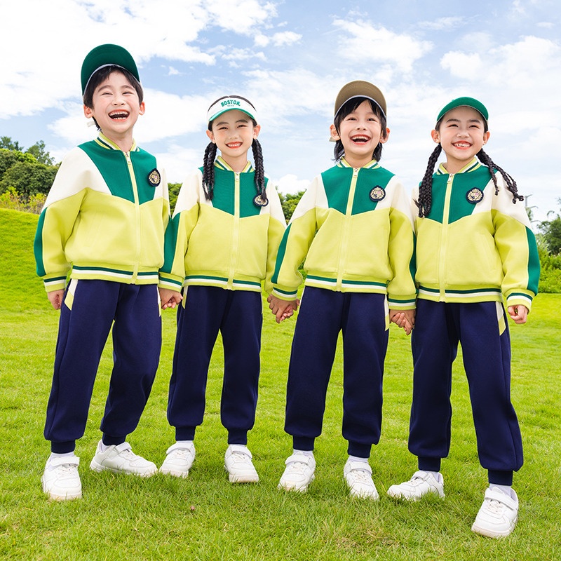 小学生校服棒球服新款儿童运动表演一年级班服幼儿园园服春秋套装