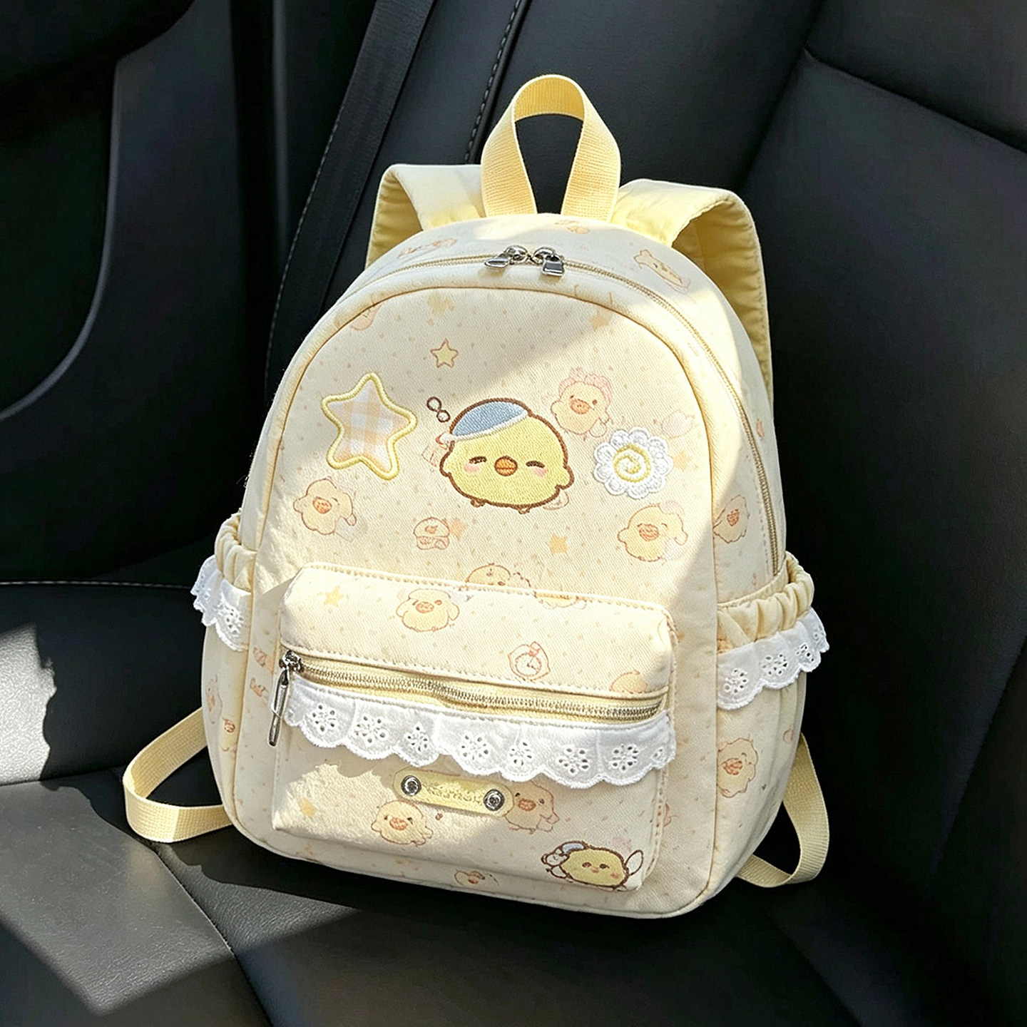 鼻孔鸡书包女大学生小双肩