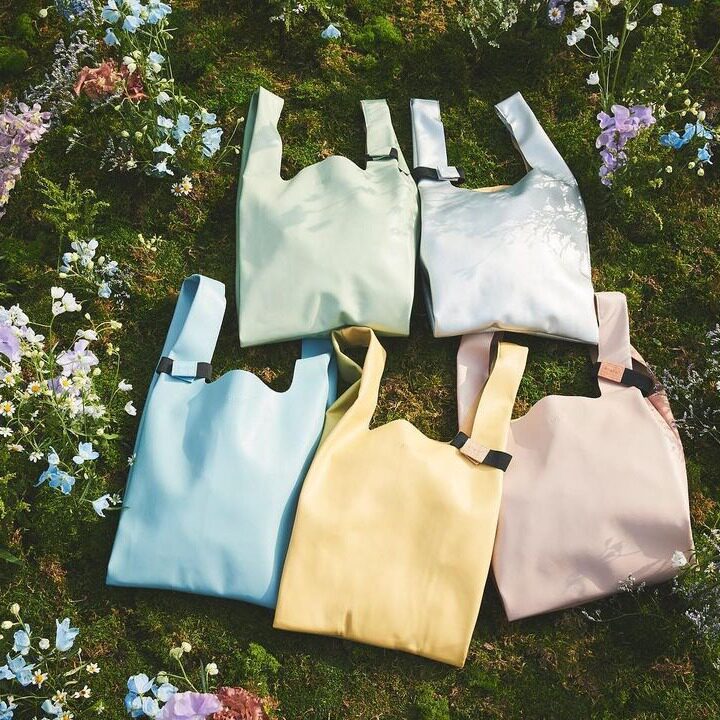 日本乐天托特包跨境单肩手提包pu皮革男女购物袋背包tote bag