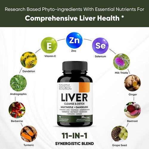 tk热销清洁胶囊70粒/瓶livercleanse&detoxsupports heal现货