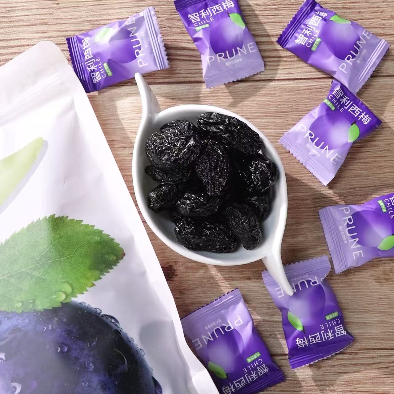 DYRK迪氪智利西梅干306g独立包装 0添加剂梅子干带核蜜饯梅子零食