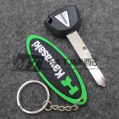 芯片钥匙坯 忍4可装 适用川崎摩托车Z800Ninja400忍者650 Z400Z900