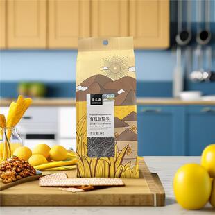 旱禾源敖汉有机血糯米1kg内蒙特产血糯米真空包装八宝粥原料