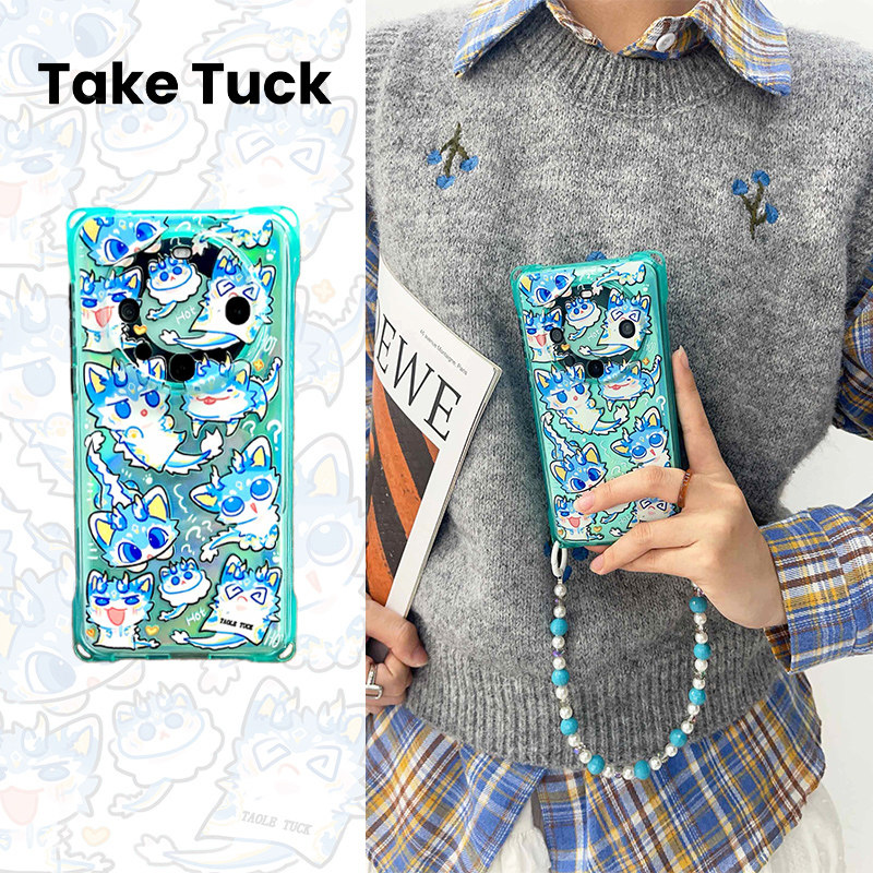 适用苹果16Promax挂绳手机壳可爱龙斜挎绳12旅游防摔苹果15Pro手腕13手提湖水绿精孔全包mate60pro软硅胶壳,3C数码配件,手机保护套/壳,淘宝优惠券,粉丝福利购,淘宝优惠卷