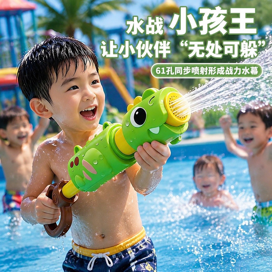 加特林强力射程抽拉式水枪