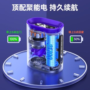 夹腰间202消新款 挂腰风扇随身挂携式 5暑降温神器高温户外工地充电
