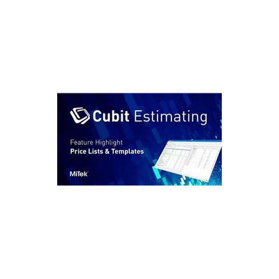 Cubit Estimating 软件安