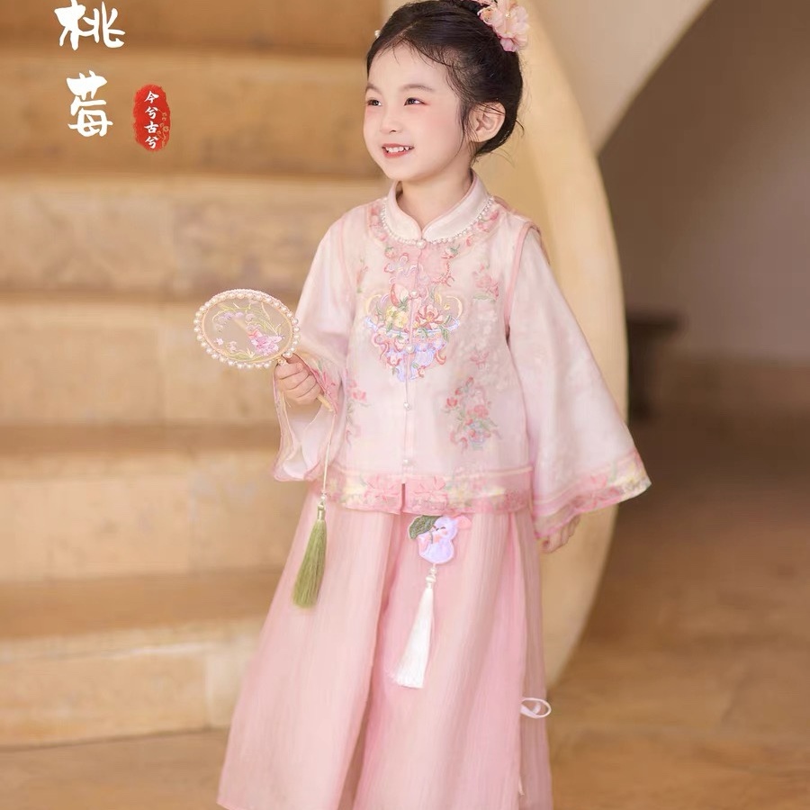女童汉服2025新款超仙襦裙