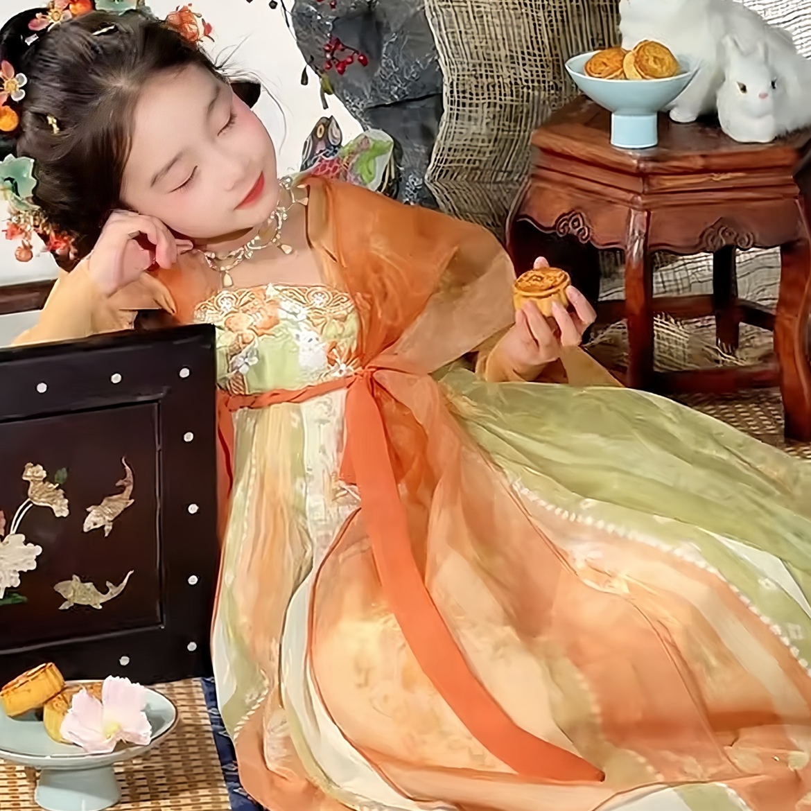 女童汉服2025新款超仙襦裙