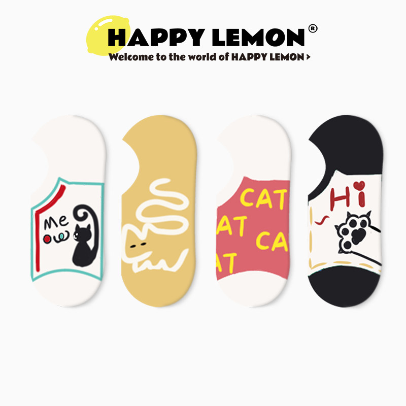 袜子女夏季薄款短袜浅口低帮潮牌隐形船袜潮2025年短筒学生袜子棉