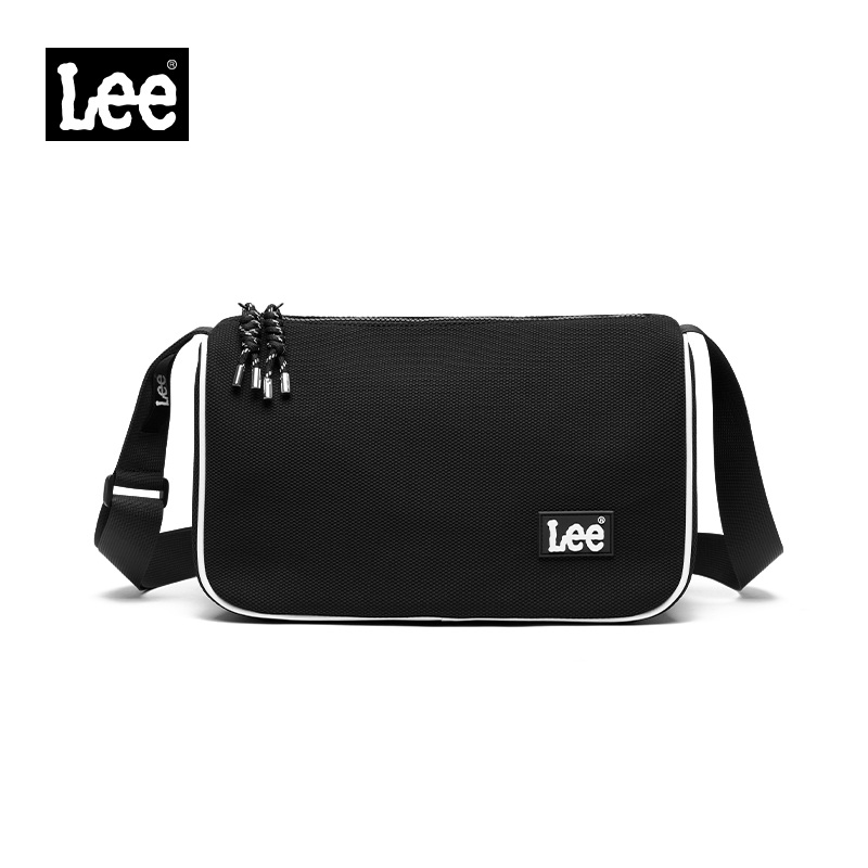Lee男士斜挎包休闲简约单肩包大容量防泼水男包邮差包通勤手机包