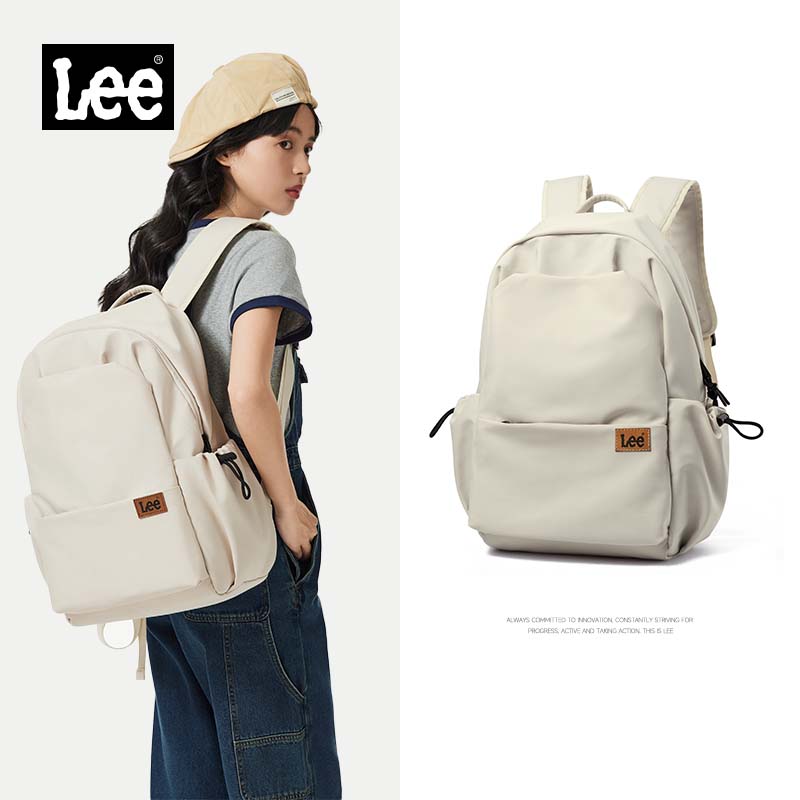 Lee双肩包女2025新款休闲背包
