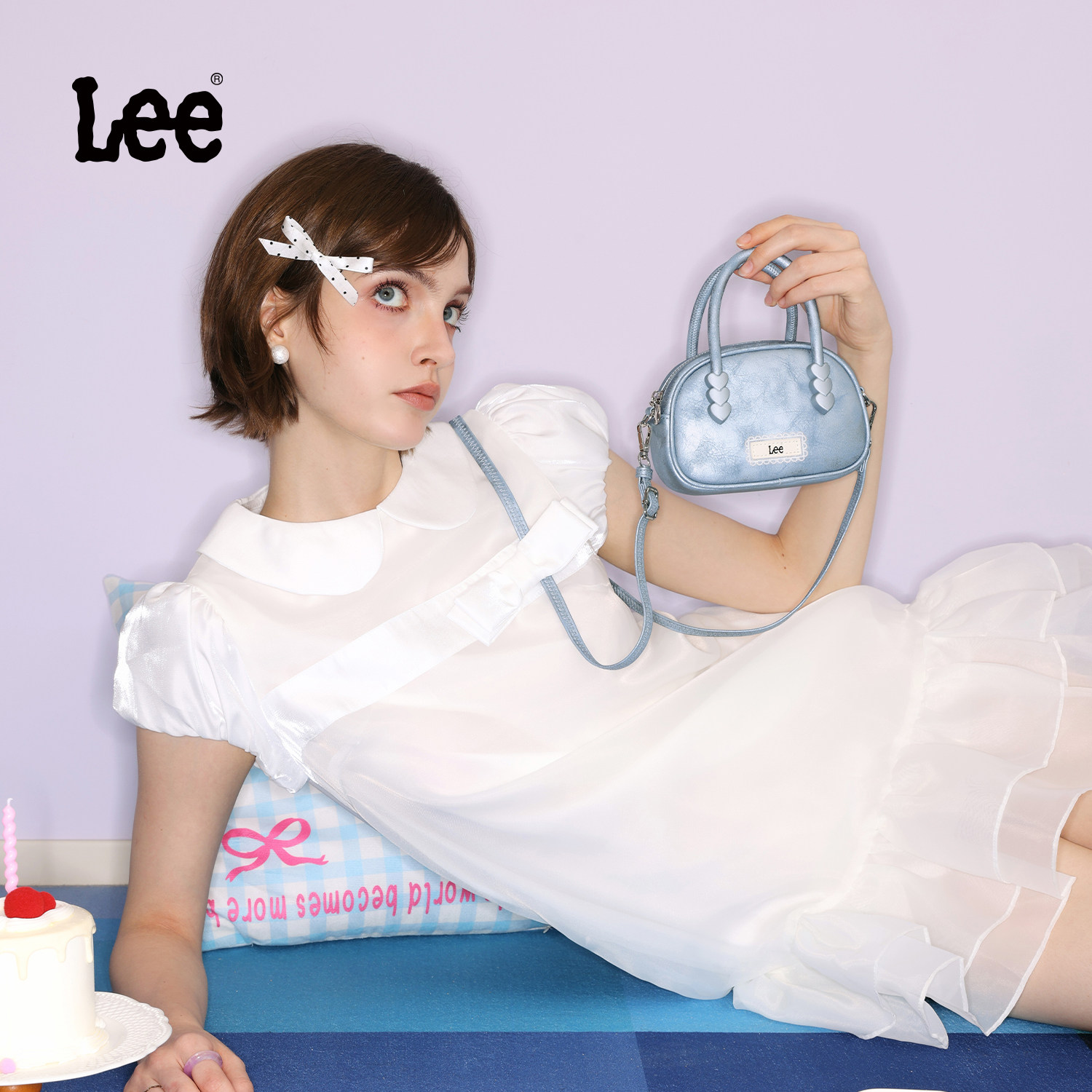 Lee超火保龄球包日常出行百搭手提包女生通勤小包节日送礼高级感