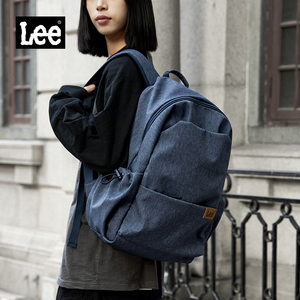 Lee双肩包女通勤大容量旅行背包男大学生电脑包高中初中学生书包