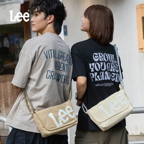Lee2026新款男士斜挎邮差包